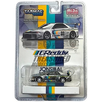 NISSAN Skyline GT-R (R32) - GReddy  - CHASE CAR - TARMAC 1:64