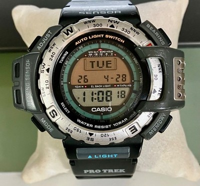 CASIO PRO TREK PRT-40 Triple Sensor Digital Herrenuhr