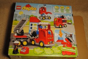 Lego Duplo Fire Truck with Box 10592 Looks Complete