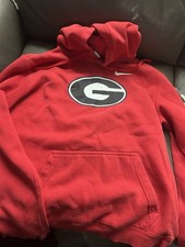 Vintage Goergia University Red Hoodie Men's Good Condition Size Medium USA Made