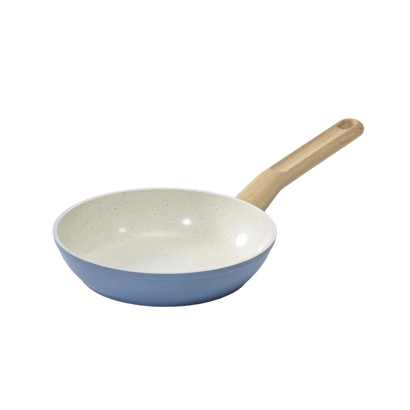 GoodCook Healthy Ceramic Titanium Fry Pan 8 Inch Nonstick Light Blue Skillet