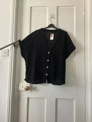 Black Ladies Top Size 20 By NEW LOOK - Image 1 of 4