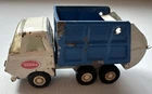 1970's Tonka Mini Garbage Dump Truck Pressed Steels 6” Blue & White