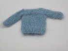 Vintage Supersize Barbie Doll, Tiffany Taylor Size Blue angora sweater very soft