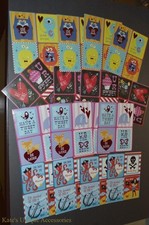 64 Pieces Valentine's Day Sticker Cards From Paper Craft New Cute Stickers LOVE