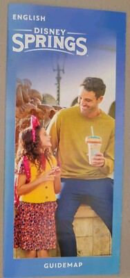 NEW 2024 Walt Disney World Disney Springs Shopping Map Guide 042124