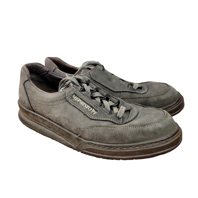 Mephisto Match Run Off US Walk Athletic Comfort White Shoes Air Gray 