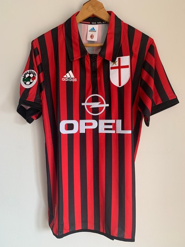 AC Milan Serie A Home Jersey 1999/2000 Shevchenko #7 Size L