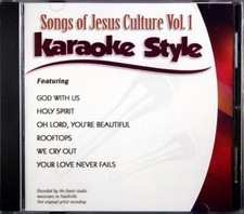 Songs of Jesus Culture Volume 1 Karaoke Style NEW CD G Daywind 6 Songs