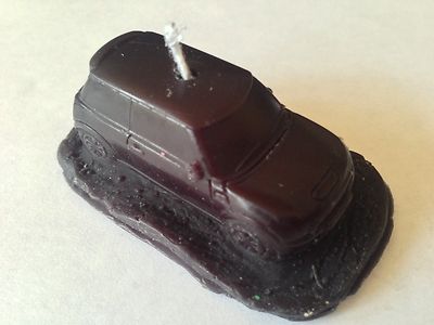 mini cooper ref310 car candle cake toppers in BLACK birthday,party
