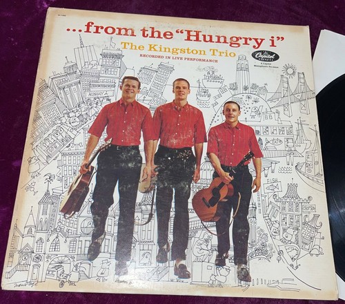 RARE 1959/77 THE KINGSTON TRIO FROM THE HUNGRY I VG++ MONO CAPITOL M-11968 FOLK - Picture 2 of 8