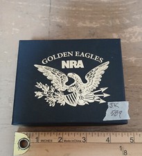 NRA 2015 Commemorative Golden Eagle Belt Buckle - NOS
