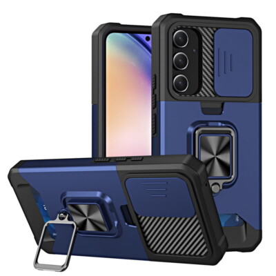 Shockproof Stand Armor Case für Samsung S26 S25 S24 Ultra S23 S22 S21 A17 Cover