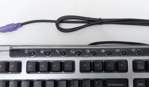 Compaq Multimedia Keyboard KB-0133, PS/2 Wired, 8 Hot Keys - NEW - Picture 7 of 10