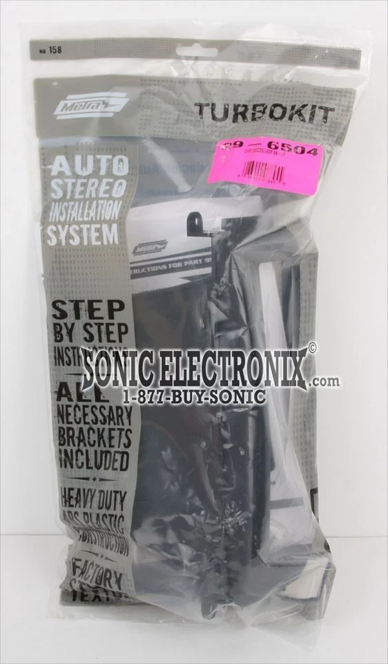 Kit de tablero de montaje ISO Metra 99-6504 para vehículos Chrysler/Dodge/Jeep seleccionados 1998-up Foto 3 de 3