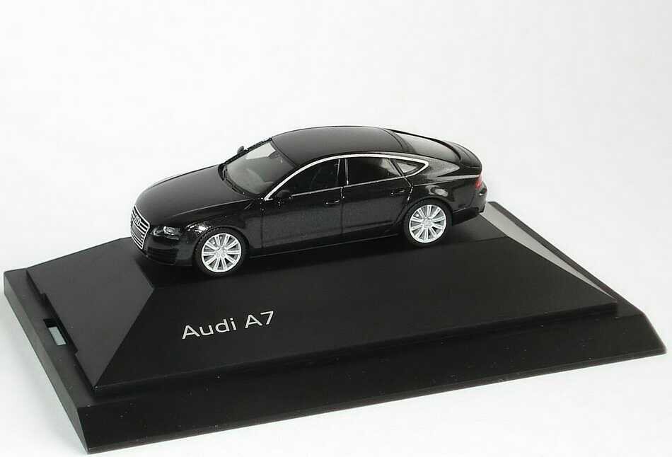 RARE AUDI A7 C7 4G8 SE 3.0 TDI SPORTBACK OOLONG GREY 1:87 HERPA