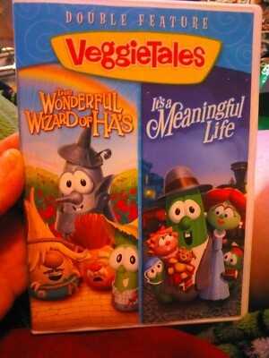 VeggieTales The Wonderful Wizard Of Ha's / Meaningful/Easter Carol/ Abe DVD 