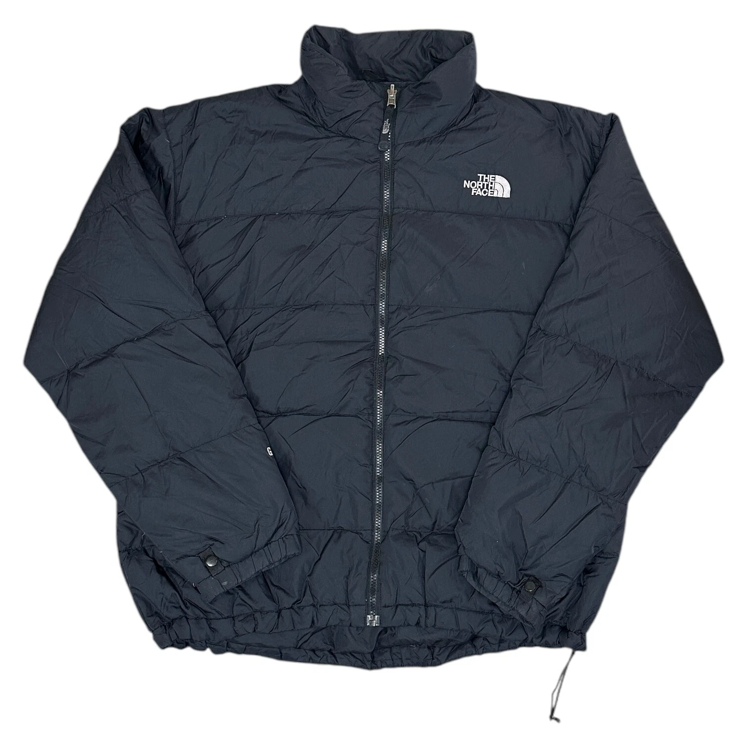 north-face down puffer 600 zip pockets winter jacket