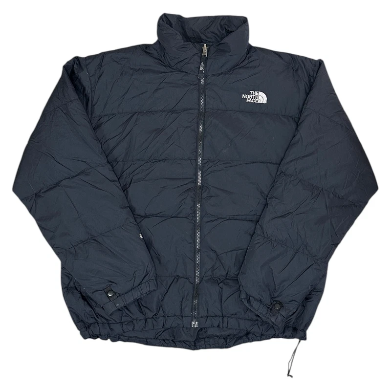 north-face down puffer 600 zip pockets winter jacket
