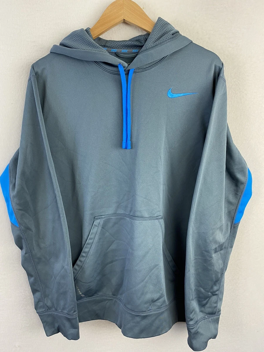 Teal and gray nike hoodie sale