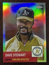 2022 Topps Chrome Platinum 1953 Anniversary Dave Stewart Base Refractor 179