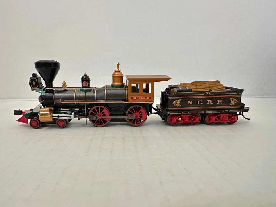 Bachmann HO Scale 4-4-0 American with Wood Load NCRR "The York" DCC/SOUND - Image 3 of 4