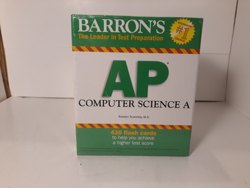 AP Computer Science a Flash Cards by Roselyn Teukolsky (2018, Cards,Flash Cards) - 第 1/7 張圖片