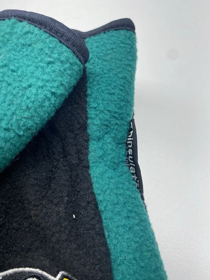 Anaheim Ducks NHL Mens Thinsulate Fleece Gloves Throwback Logo - Image 4 of 4