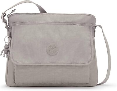 Kipling Aisling Crossbody Bag 12''L x 8.87''H x 4''D, Grey Gris 