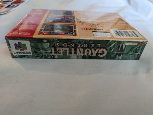 Gauntlet Legends Nintendo 64 N64 Brand New Sealed CiB Complete w/ box protector - Picture 19 of 22