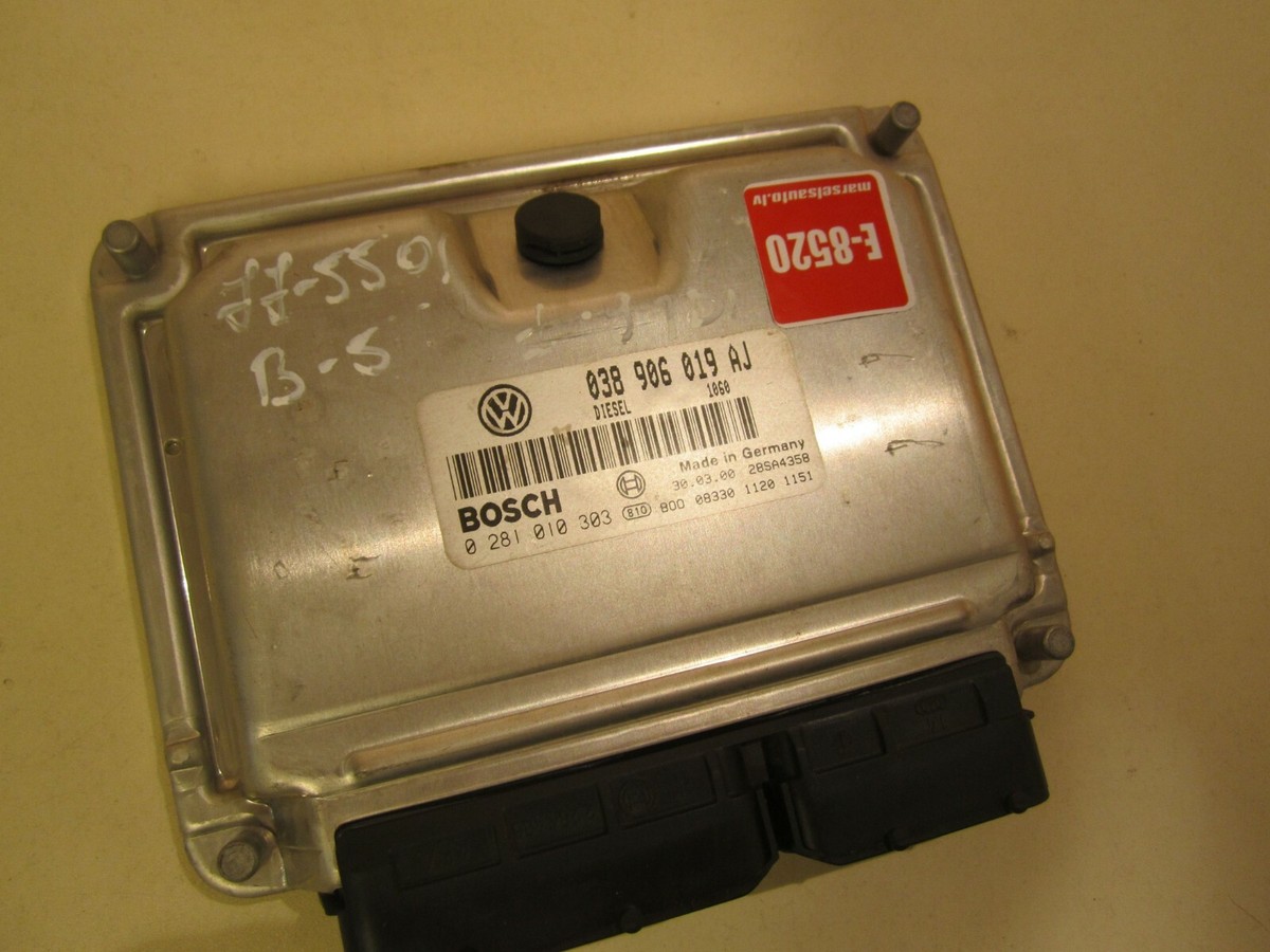 Calculateur Moteur A3 1.9 TDI ASV IMMO OFF Plug&Play - Référence 038906012BB Bosch