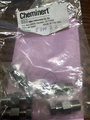 Male Pipe to Valco Internal Adapters  1/8'' NPT to 1/8''  ZDV,  PZA22