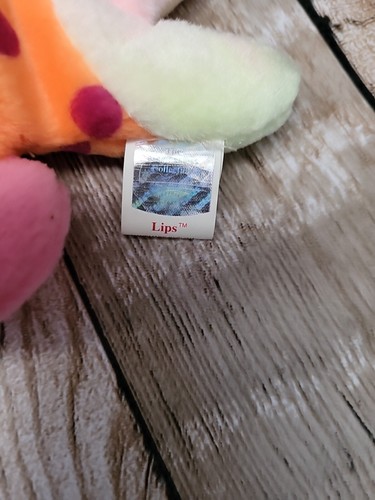 TY BEANIE BABY LIPS THE FISH RETIRED VINTAGE WITH TAGS - Picture 3 of 7
