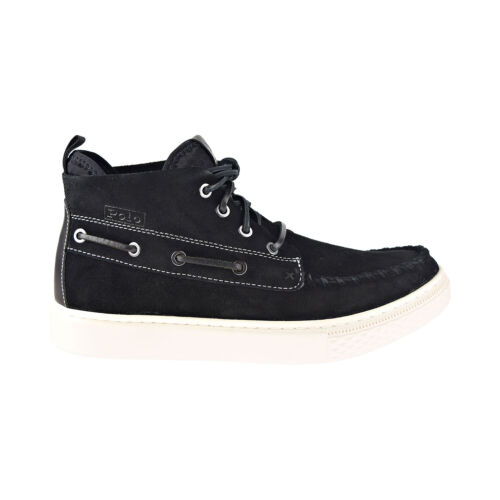 Polo Ralph Lauren Chukka 100 Men's Shoes Black-Egret 809758292-005 - Picture 1 of 6