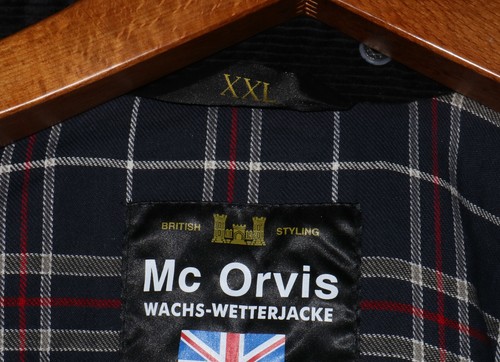 Giacca cappotto uomo MC.ORVIS vintage cotone cerato taglia XXL - Foto 7 di 11