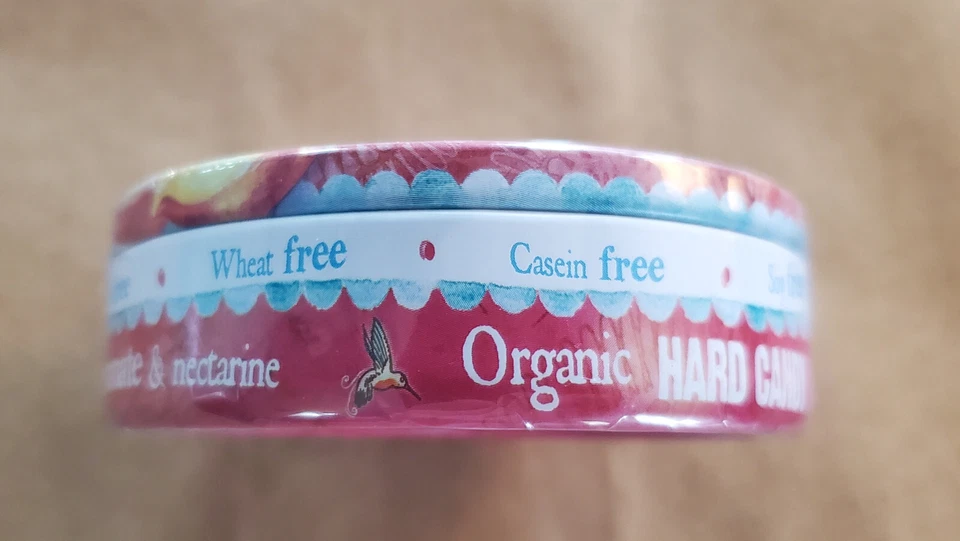 Caramelos duros orgánicos Torie & Howard - Paquete de 2 oz de granada y nectarina Foto 3 de 3