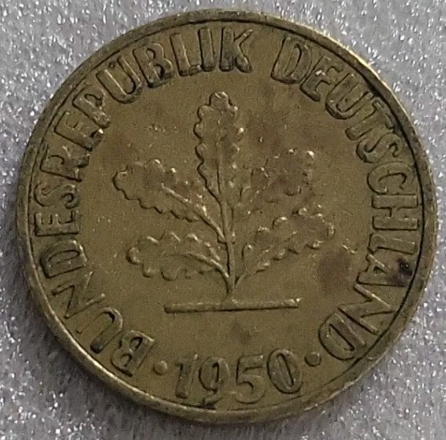 1950 D GERMANY 10 PFENNIG COIN (B203) | eBay