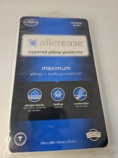 Allerease Zippered Pillow Protector 20x28 inches Standard queen