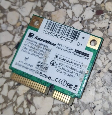 AzureWave AR5B95 Wireless WiFi WiFi 802.11BGN Network Card Mini PCI Express