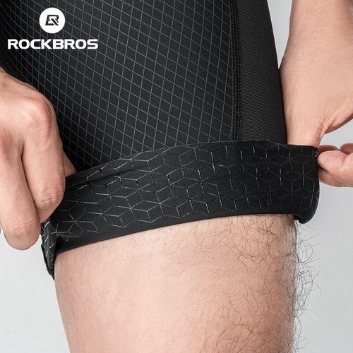 ROCKBROS Cycling Bib Shorts Men's Summer Bike Pants Breathable Bicycle Shorts - Picture 9 of 13