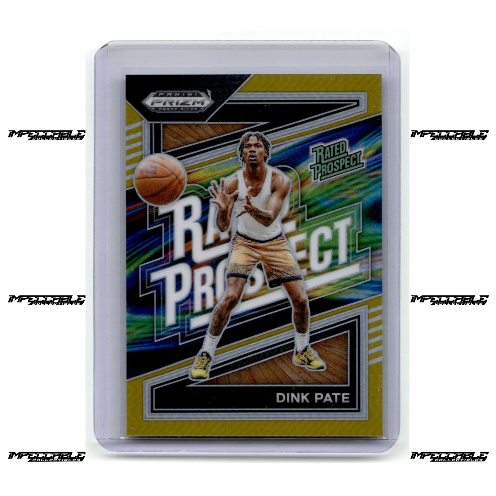 2024 Panini Prizm Draft - Gold #18 Dink Pate Rookie /10
