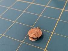 1/20 Oro 12k Ejército Marina Cabo Capitán Sombrero Dije Colgante