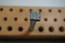 Vintage Leather Carving Tool Stamp Basic Tool USA No. 27 Geometric Border