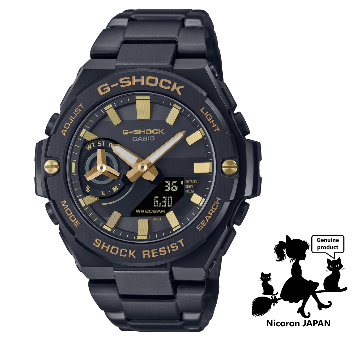 CASIO G-SHOCK G-STEEL GST-B500BD-1A9JF Bluetooth Men's Watch