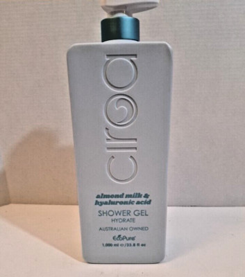 Hydrating Ciroa Shower Gel, Almond Milk and Hyaluronic Acid 33.8 fl oz