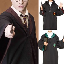 Halloween Harry Potter Child Gryffindor Slytherin Cloak Cape Coat Drama Party