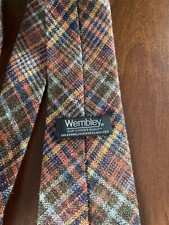 Vintage Wembley Plaid Men  s Tie business holiday, 55  