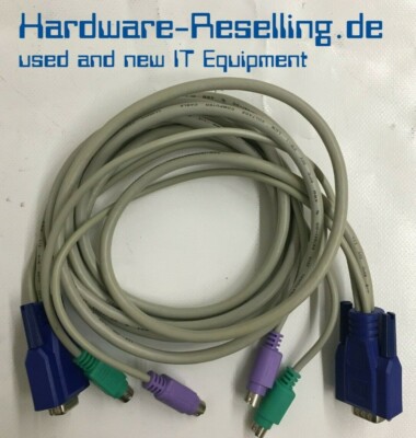 HWR KVM Kabel VGA PS/2   VGA PS/2 2,8 Meter