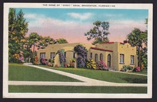 Florida-FL-Bradenton-Dizzy Dean-Baseball-St Louis Cardinals-Summer Home-Postcard