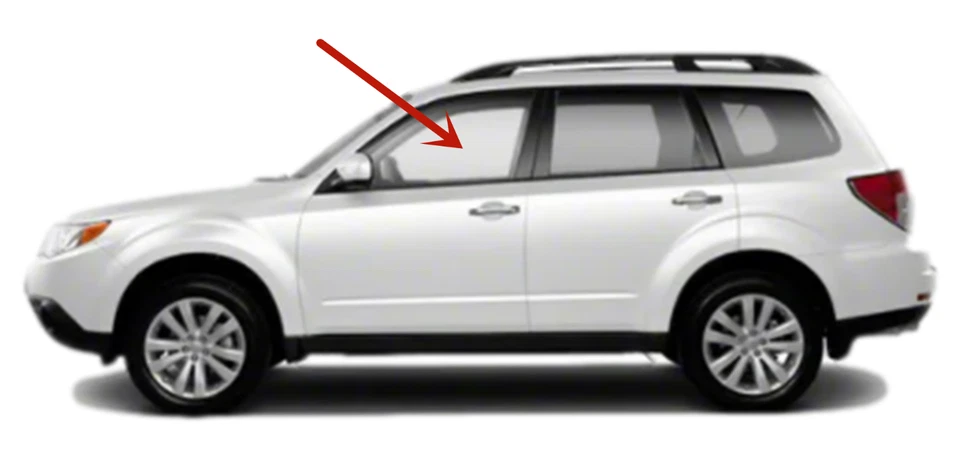 Fits 2009-2013 Subaru Forester Driver Left Side Front Door Window Glass Foto 2 de 3